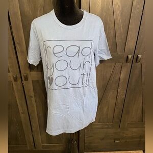 Bella & Canvas Read Your ❤️ Out Teacher T-shirt Size M